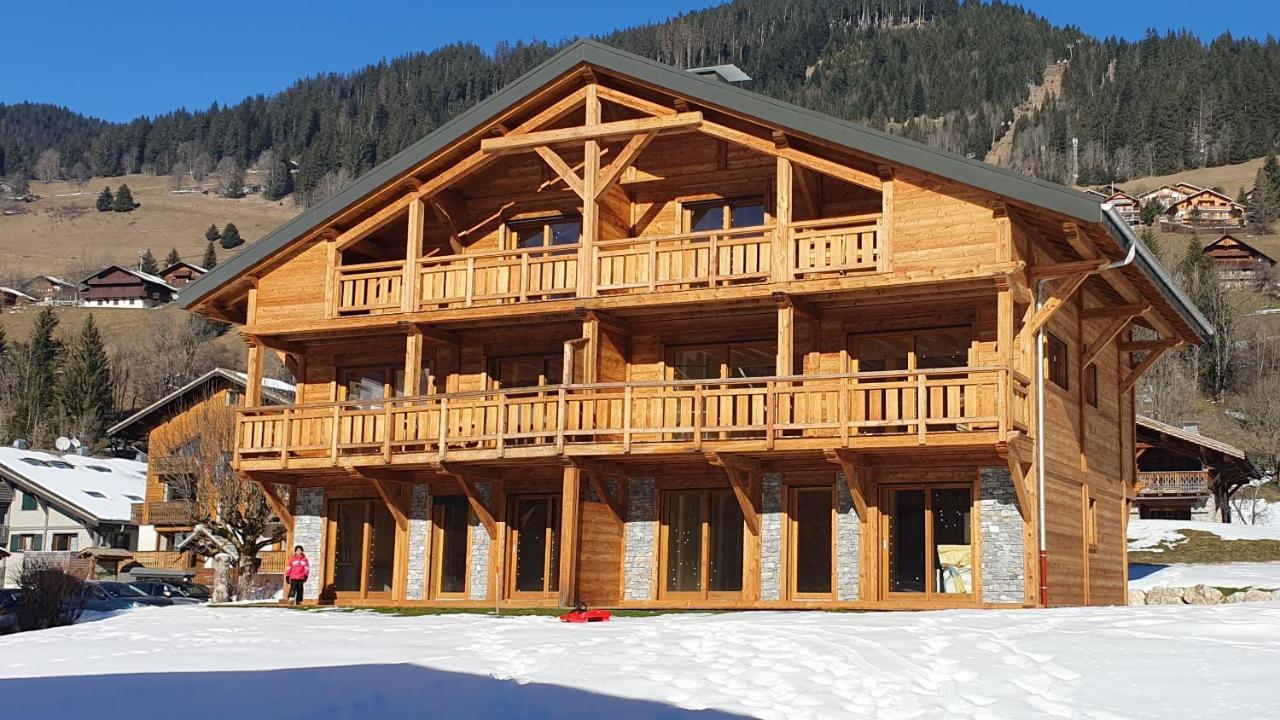 Demi-Chalet Vadel La Panthiaz 15 Pers 5 Chambres La Chapelle-d'Abondance Exterior photo