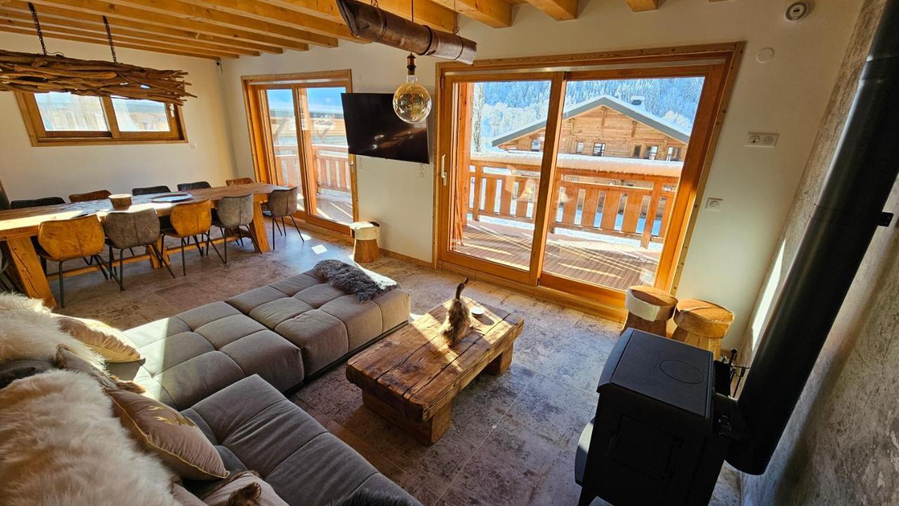 Demi-Chalet Vadel La Panthiaz 15 Pers 5 Chambres La Chapelle-d'Abondance Exterior photo