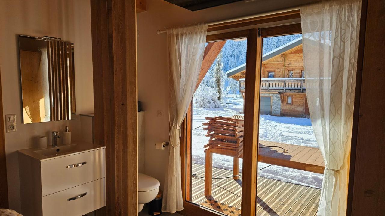 Demi-Chalet Vadel La Panthiaz 15 Pers 5 Chambres La Chapelle-d'Abondance Exterior photo