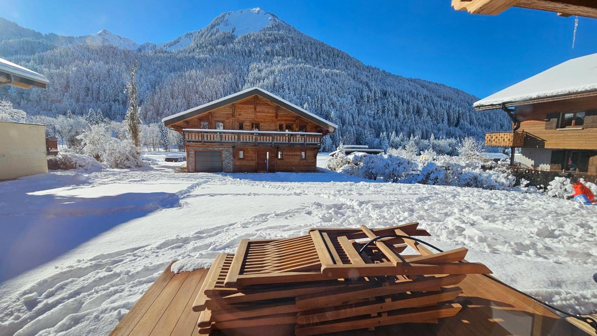 Demi-Chalet Vadel La Panthiaz 15 Pers 5 Chambres La Chapelle-d'Abondance Exterior photo