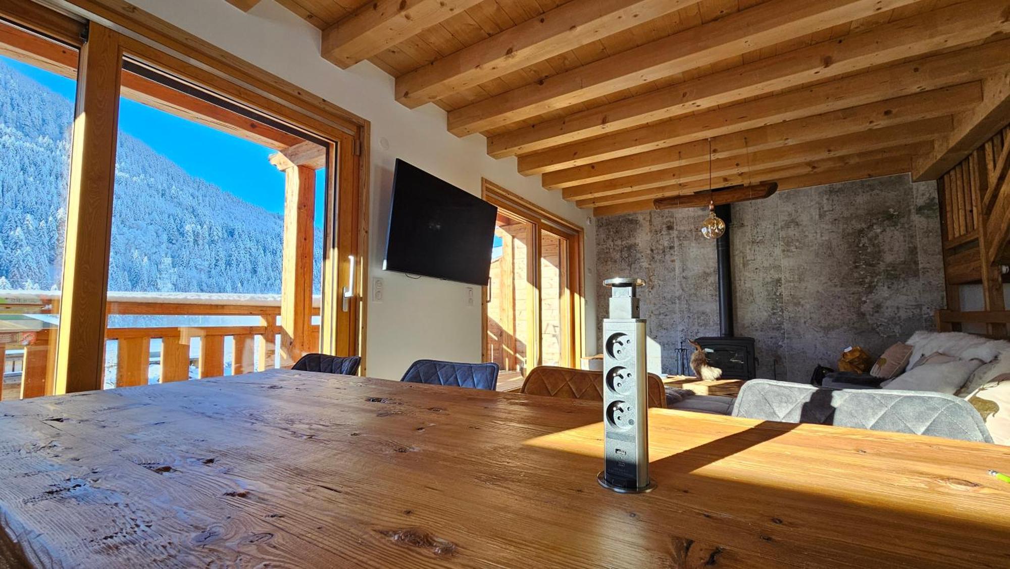 Demi-Chalet Vadel La Panthiaz 15 Pers 5 Chambres La Chapelle-d'Abondance Exterior photo